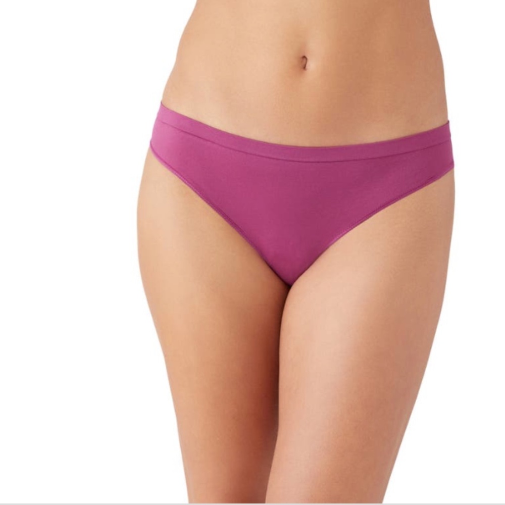 B.tempt'd by Wacoal  Comfort Intended Thong Underwear Raspberry , Size S, NWT